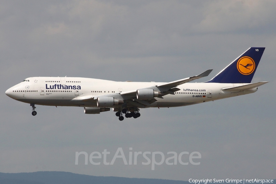 Lufthansa Boeing 747-430 (D-ABVS) | Photo 23095