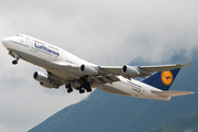 Lufthansa Boeing 747-430 (D-ABVU) at  Hong Kong - Chek Lap Kok International, Hong Kong