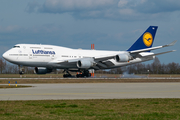 Lufthansa Boeing 747-430 (D-ABVU) at  Leipzig/Halle - Schkeuditz, Germany