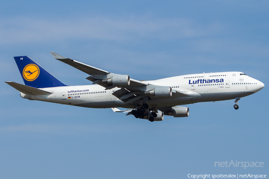 Lufthansa Boeing 747-430 (D-ABVW) | Photo 102273