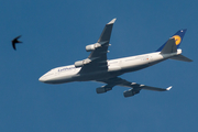 Lufthansa Boeing 747-430 (D-ABVW) at  In Flight - Hamburg, Germany