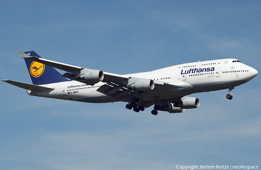 Lufthansa Boeing 747-430 (D-ABVX) | Photo 14206