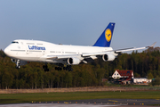 Lufthansa Boeing 747-430 (D-ABVX) at  Hamburg - Fuhlsbuettel (Helmut Schmidt), Germany