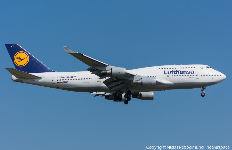 Lufthansa Boeing 747-430 (D-ABVY) | Photo 243172