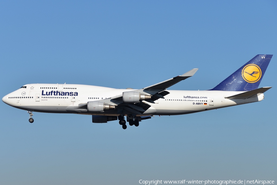Lufthansa Boeing 747-430 (D-ABVY) | Photo 451192