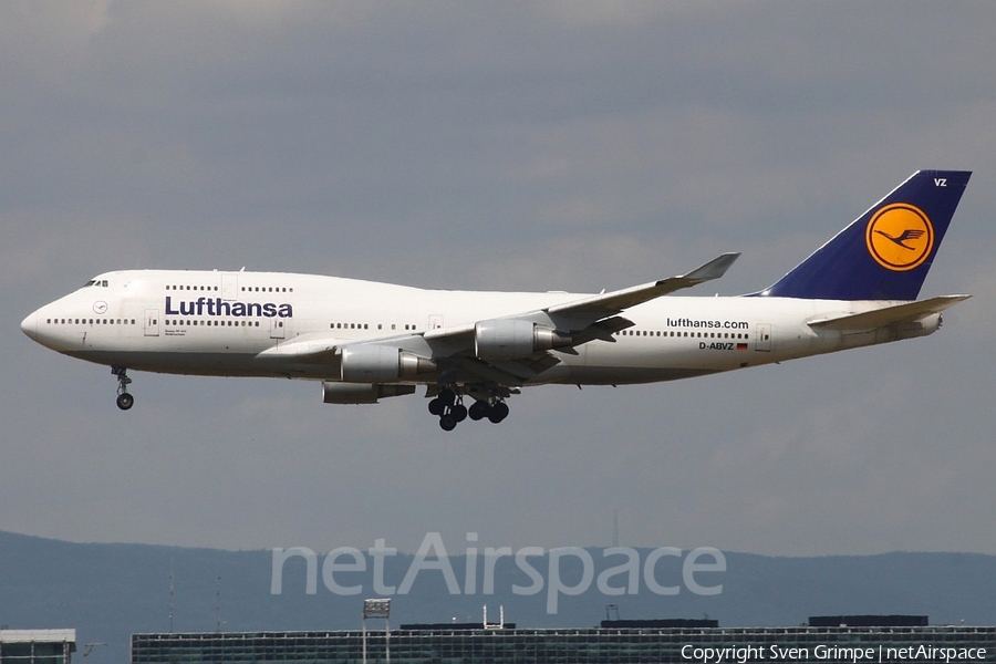 Lufthansa Boeing 747-430 (D-ABVZ) | Photo 21620