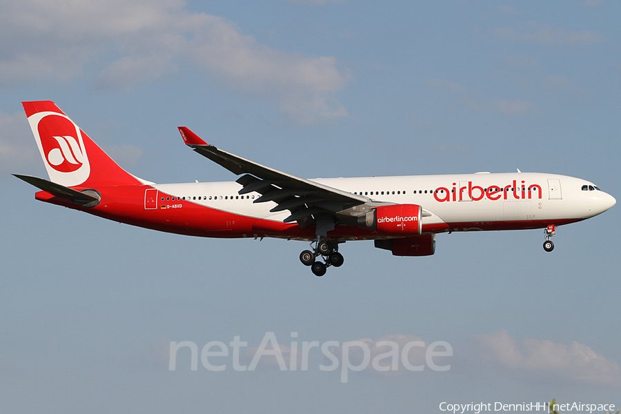 Air Berlin Airbus A330-223 (D-ABXD) | Photo 415614