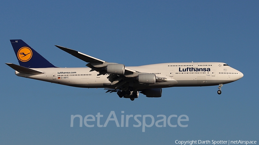 Lufthansa Boeing 747-830 (D-ABYC) | Photo 208515