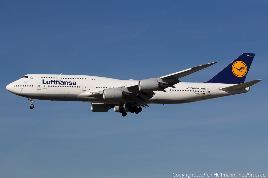 Lufthansa Boeing 747-830 (D-ABYC) | Photo 59510