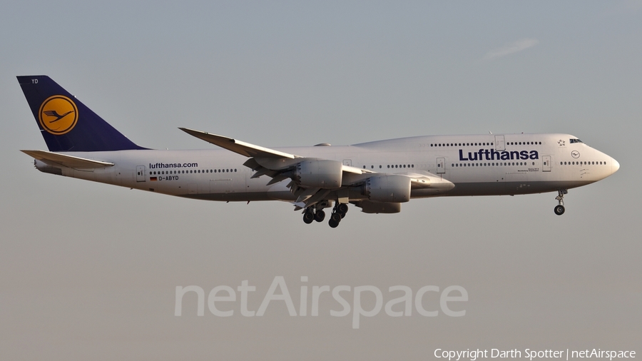 Lufthansa Boeing 747-830 (D-ABYD) | Photo 231104