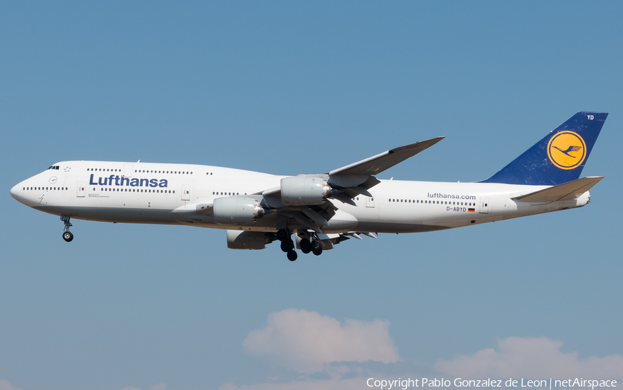Lufthansa Boeing 747-830 (D-ABYD) | Photo 338814