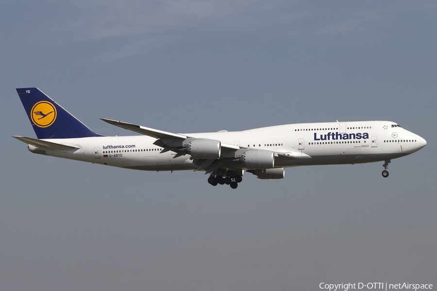 Lufthansa Boeing 747-830 (D-ABYD) | Photo 447663