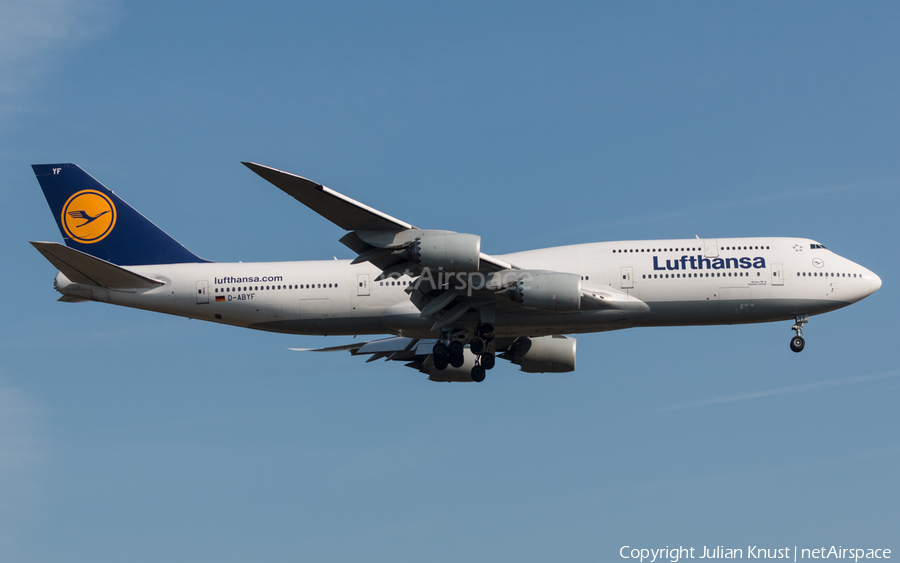 Lufthansa Boeing 747-830 (D-ABYF) | Photo 205723