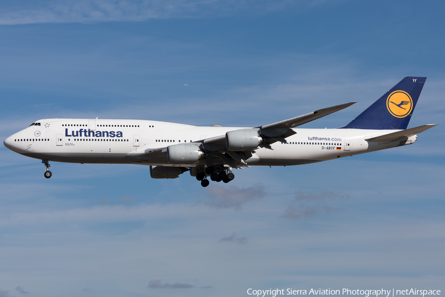 Lufthansa Boeing 747-830 (D-ABYF) | Photo 323160