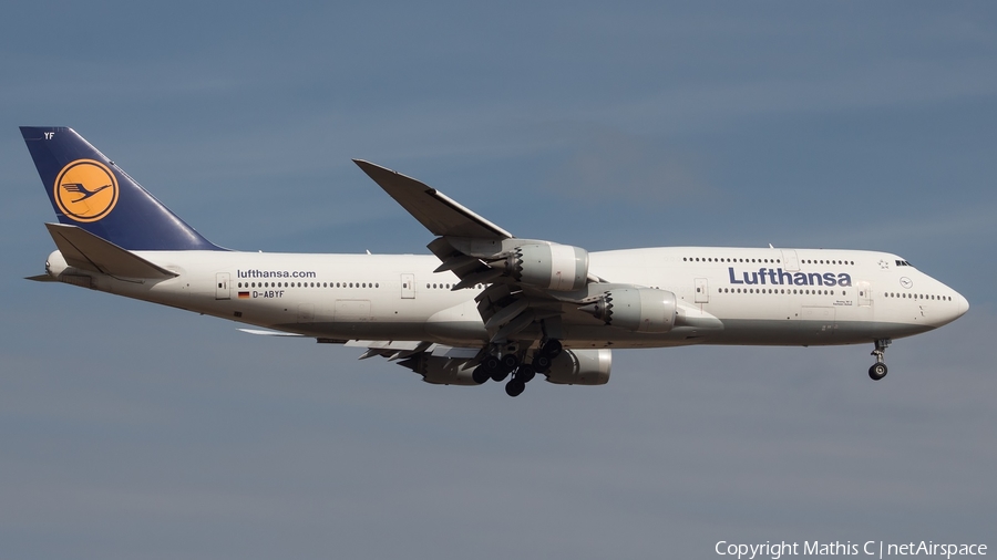 Lufthansa Boeing 747-830 (D-ABYF) | Photo 524525