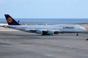 Lufthansa Boeing 747-830 (D-ABYF) at  Gran Canaria, Spain