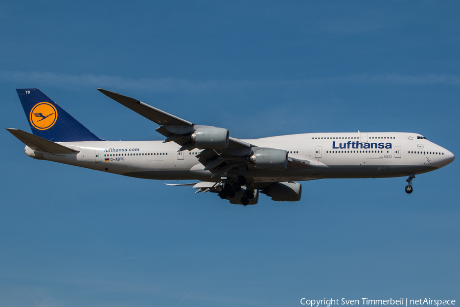 Lufthansa Boeing 747-830 (D-ABYG) | Photo 237110
