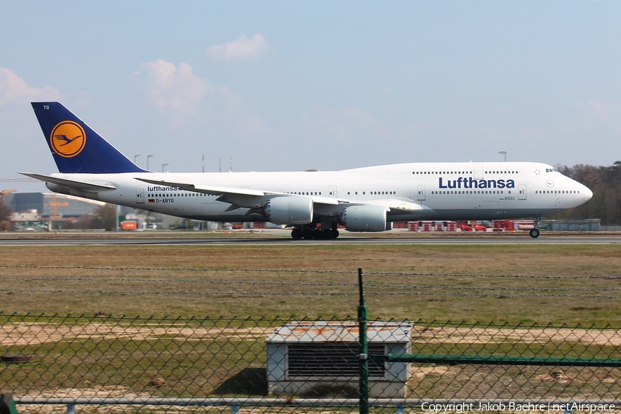 Lufthansa Boeing 747-830 (D-ABYG) | Photo 349175