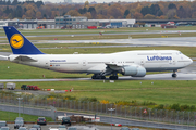 Lufthansa Boeing 747-830 (D-ABYH) at  Hamburg - Fuhlsbuettel (Helmut Schmidt), Germany