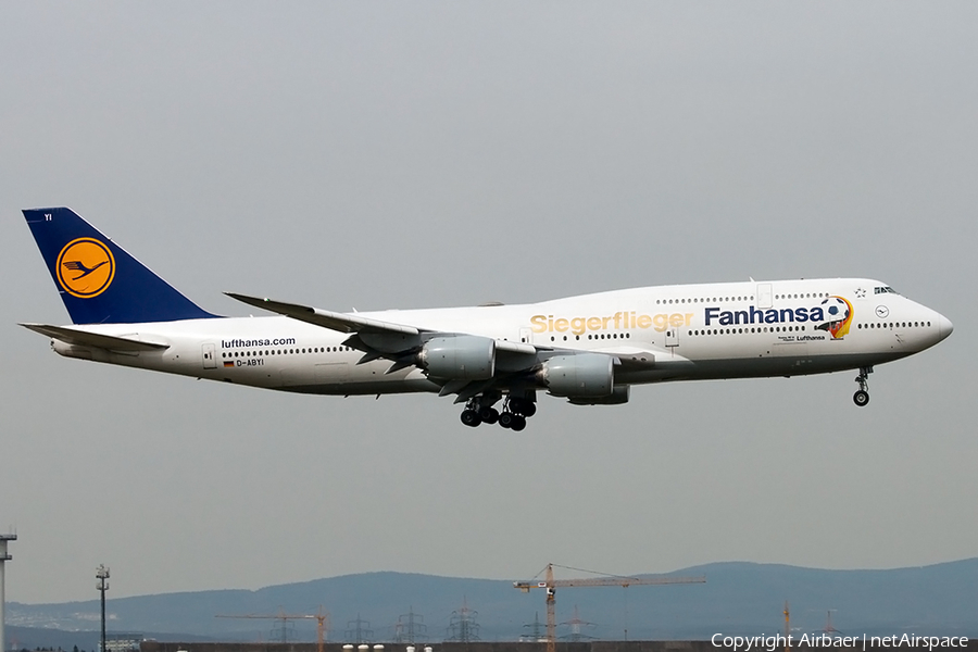 Lufthansa Boeing 747-830 (D-ABYI) | Photo 237121