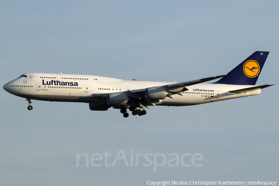 Lufthansa Boeing 747-830 (D-ABYK) | Photo 159210
