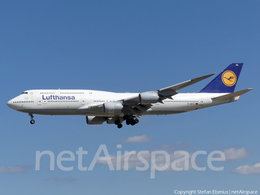 Lufthansa Boeing 747-830 (D-ABYO) | Photo 516687