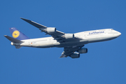 Lufthansa Boeing 747-830 (D-ABYO) at  Hamburg - Finkenwerder, Germany