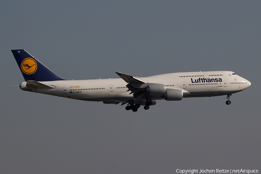 Lufthansa Boeing 747-830 (D-ABYP) | Photo 107477