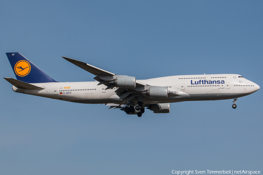 Lufthansa Boeing 747-830 (D-ABYP) | Photo 238627