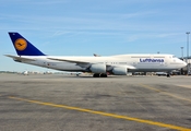 Lufthansa Boeing 747-830 (D-ABYQ) at  Boston - Logan International, United States