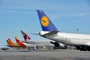 Lufthansa Boeing 747-830 (D-ABYQ) at  Boston - Logan International, United States