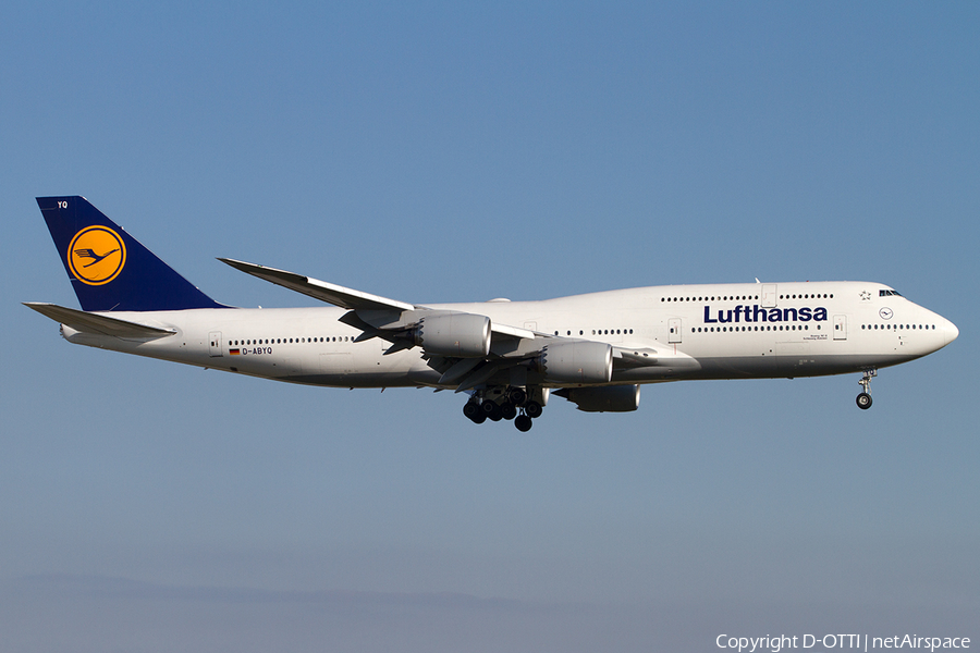 Lufthansa Boeing 747-830 (D-ABYQ) | Photo 489722