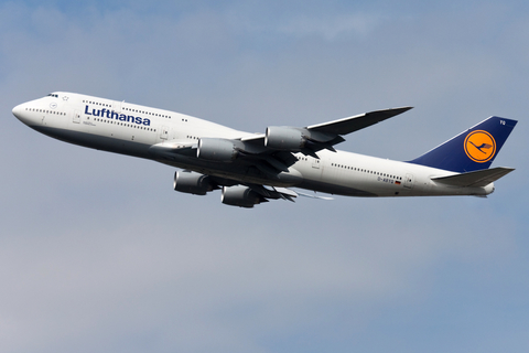 Lufthansa Boeing 747-830 (D-ABYQ) at  Frankfurt am Main, Germany