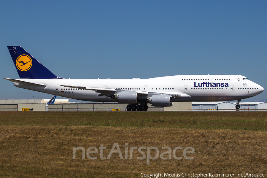 Lufthansa Boeing 747-830 (D-ABYQ) | Photo 126966