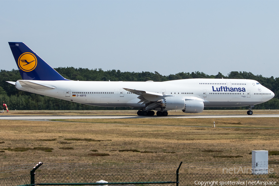 Lufthansa Boeing 747-830 (D-ABYS) | Photo 103597