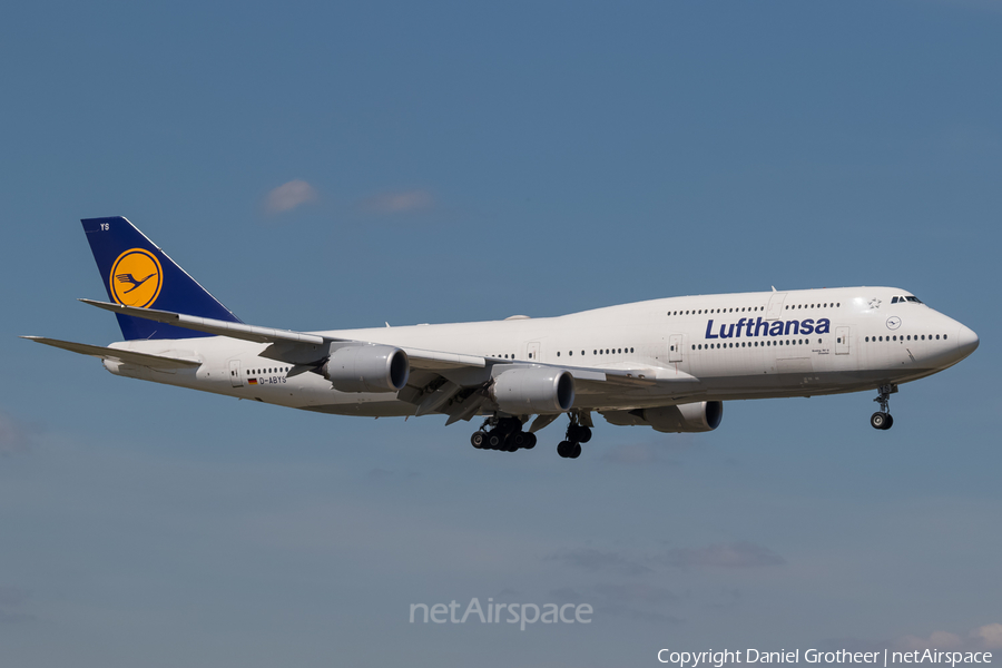Lufthansa Boeing 747-830 (D-ABYS) | Photo 108910