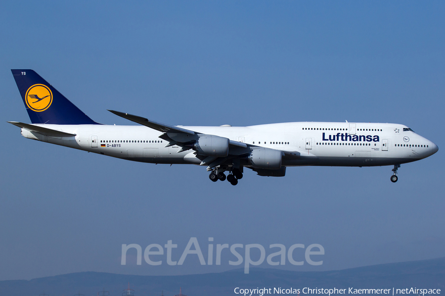 Lufthansa Boeing 747-830 (D-ABYS) | Photo 121884