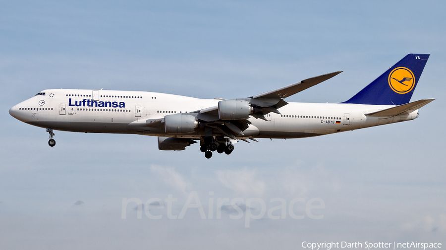 Lufthansa Boeing 747-830 (D-ABYS) | Photo 372240