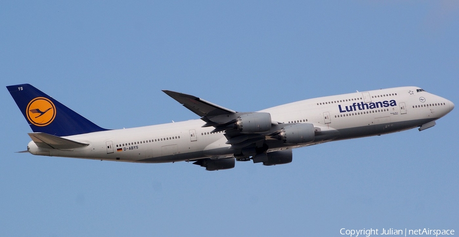 Lufthansa Boeing 747-830 (D-ABYS) | Photo 440593