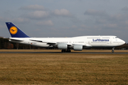 Lufthansa Boeing 747-830 (D-ABYS) at  Hamburg - Fuhlsbuettel (Helmut Schmidt), Germany