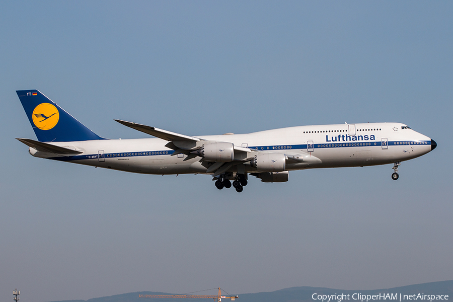 Lufthansa Boeing 747-830 (D-ABYT) | Photo 239577