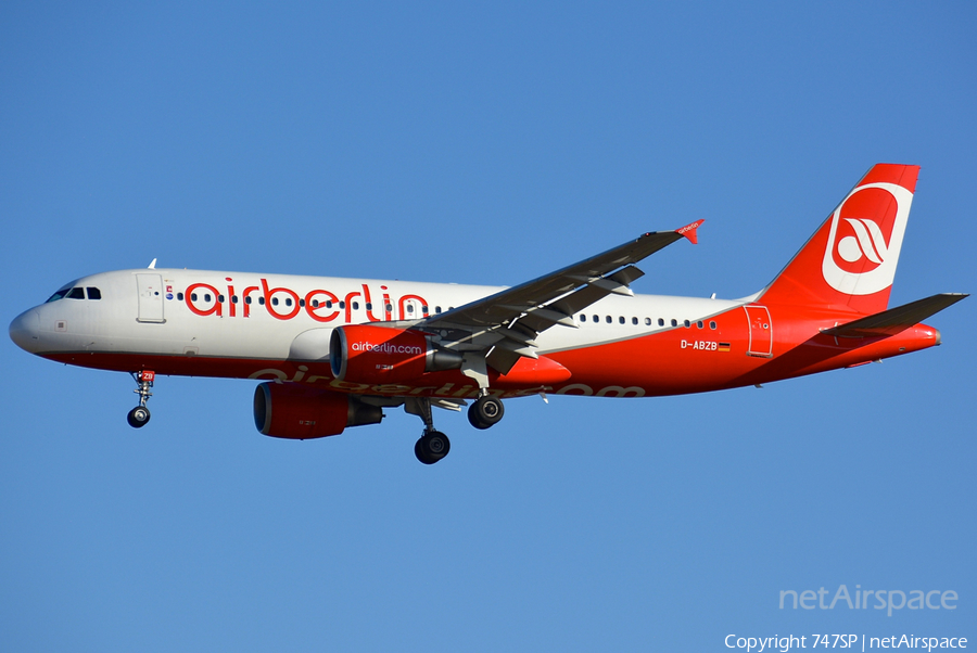 Air Berlin Airbus A320-216 (D-ABZB) | Photo 120987