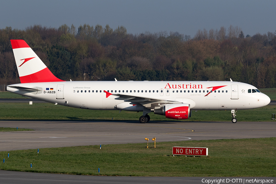 Austrian Airlines (Air Berlin) Airbus A320-216 (D-ABZB) | Photo 154716