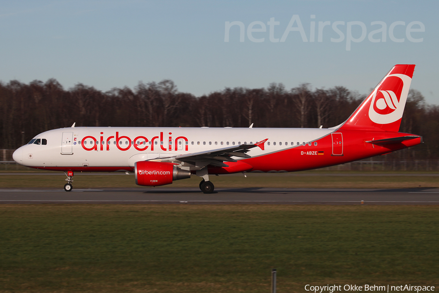 Air Berlin Airbus A320-216 (D-ABZE) | Photo 104115