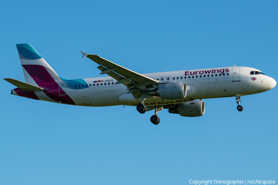 Eurowings Airbus A320-216 (D-ABZE) | Photo 476052
