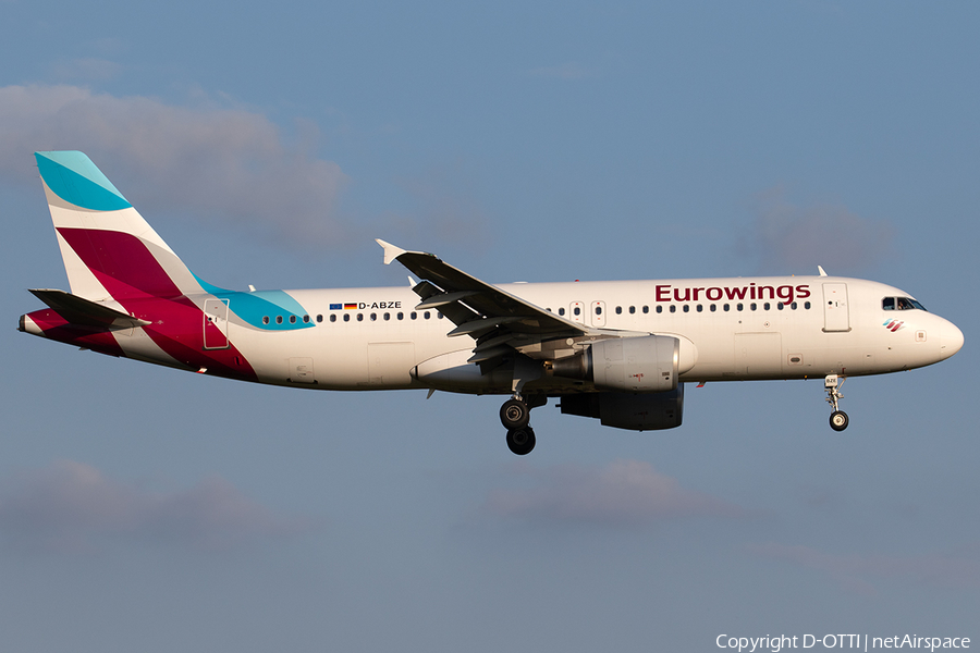 Eurowings Airbus A320-216 (D-ABZE) | Photo 339125