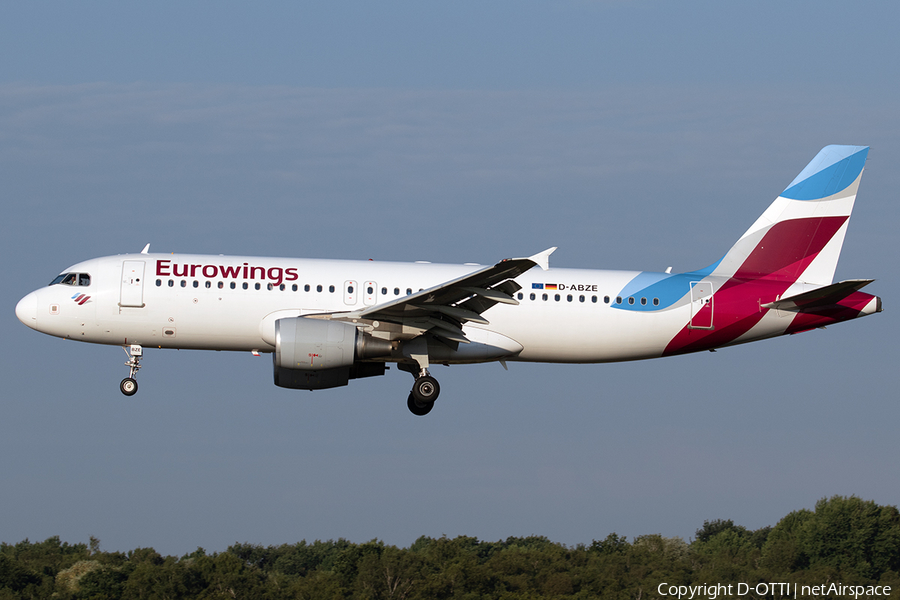 Eurowings Airbus A320-216 (D-ABZE) | Photo 521703