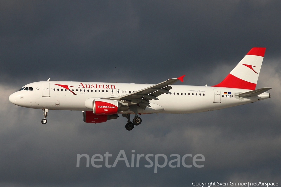 Austrian Airlines (Air Berlin) Airbus A320-216 (D-ABZF) | Photo 168671