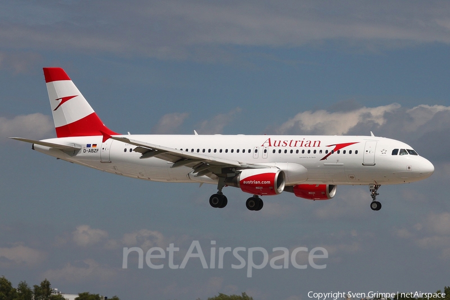 Austrian Airlines (Air Berlin) Airbus A320-216 (D-ABZF) | Photo 168975