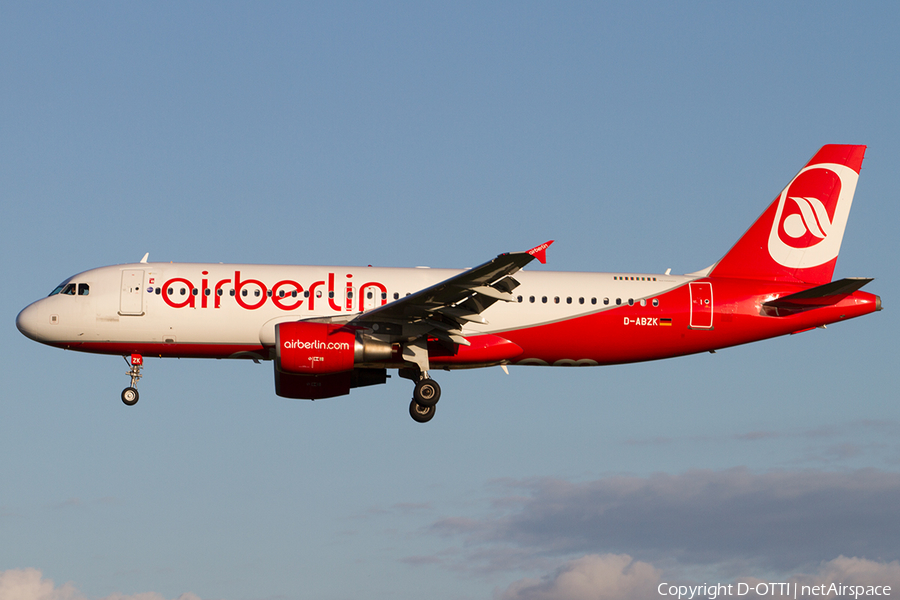 Air Berlin Airbus A320-216 (D-ABZK) | Photo 518943